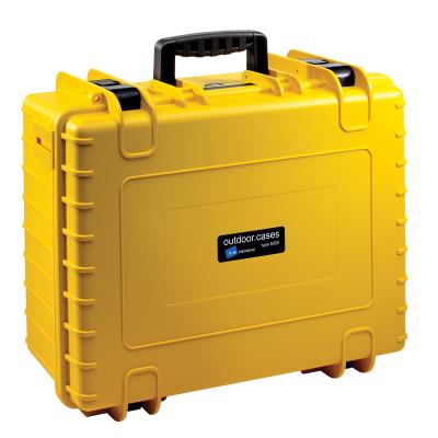 OUTDOOR case in yellow with foam insert  475x350x200 mm Volume: 32,6 L Model: 6000/Y/SI